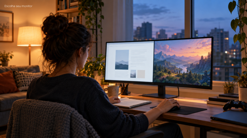 Como escolher monitor para trabalhar, estudar ou jogar