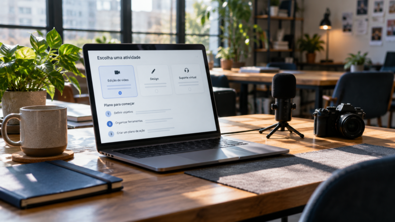 Trabalho digital: como escolher uma atividade e começar com método