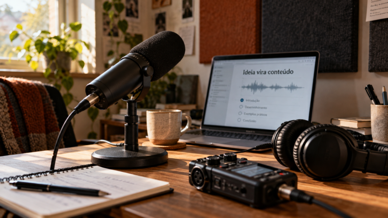 Criação de conteúdo digital: como transformar ideias em trabalho