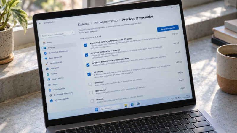 Liberar espaço no Windows sem apagar arquivos importantes