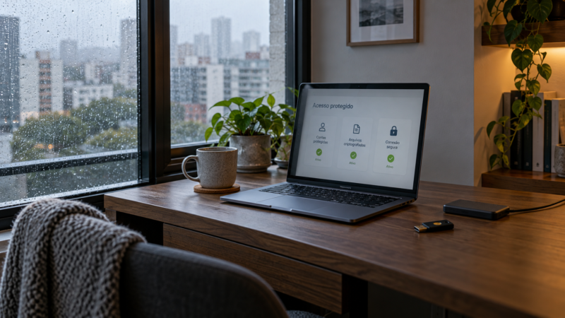Segurança digital no trabalho remoto: proteja contas, arquivos e dados
