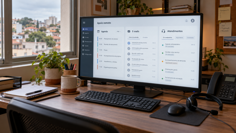 Assistente virtual: como trabalhar com apoio remoto a empresas