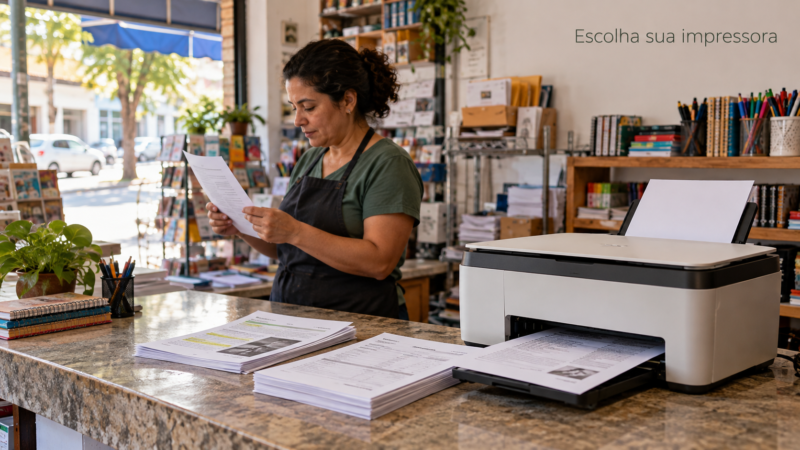 Como escolher impressora para casa, estudo ou pequeno negócio